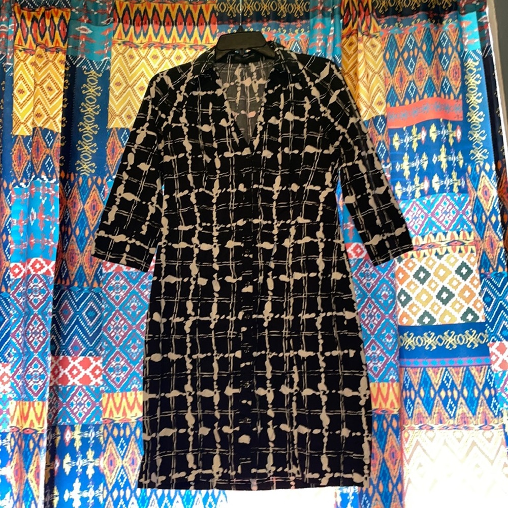 Express button down dress